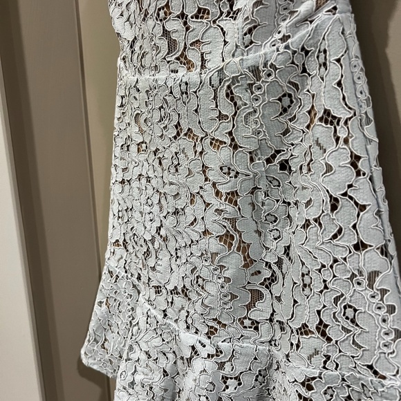 White Fox Ice Blue Lace Dress - Picture 2 of 5